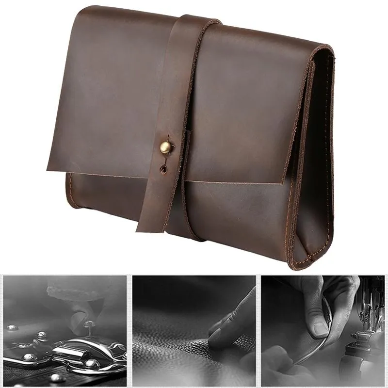 13 Laptop / Tablet Bag - Genuine Leather - Universal - Cable Winder - Business Power Adapter