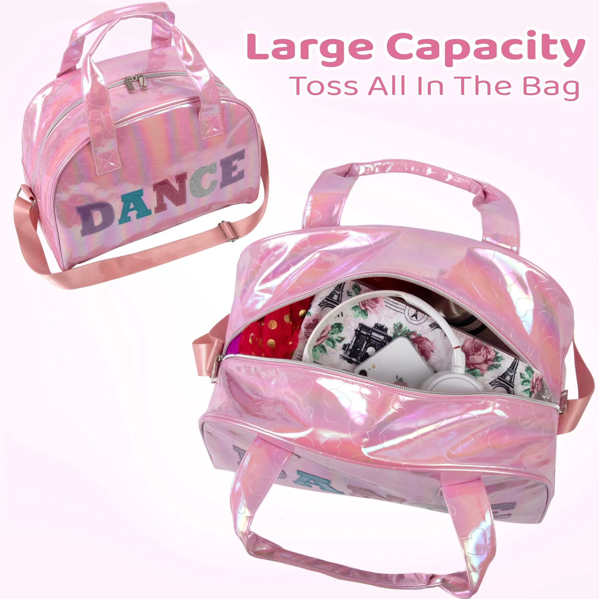 15 Inch Dance Dome Duffel Bag - 3 Color Choices
