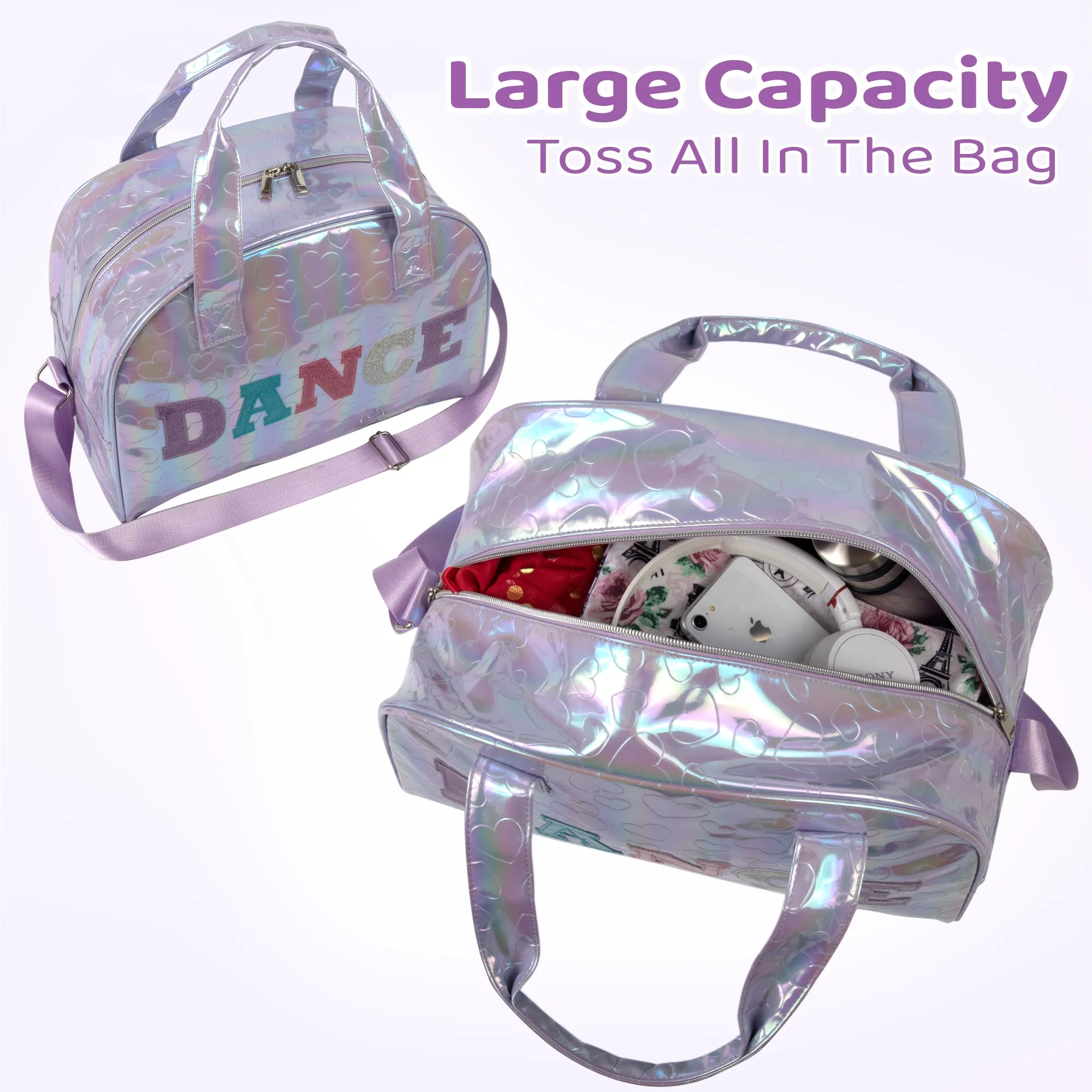 15 Inch Dance Dome Duffel Bag - 3 Color Choices