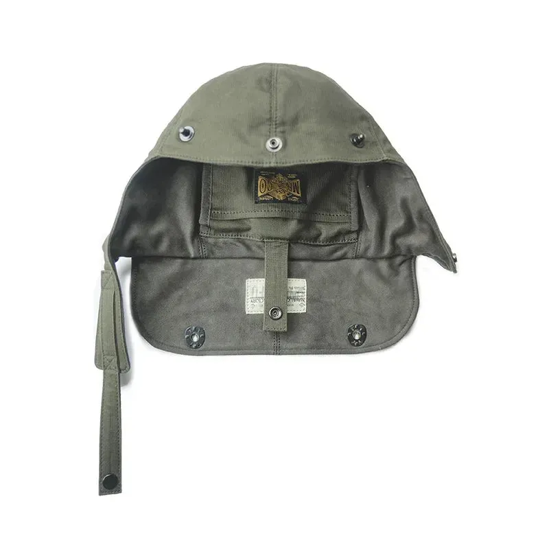 Aidase Retro Deck Men's Bags Canvas Messenger Crossbody Chest Waist Bag Green Hats Travel Shoulder Belt Bag