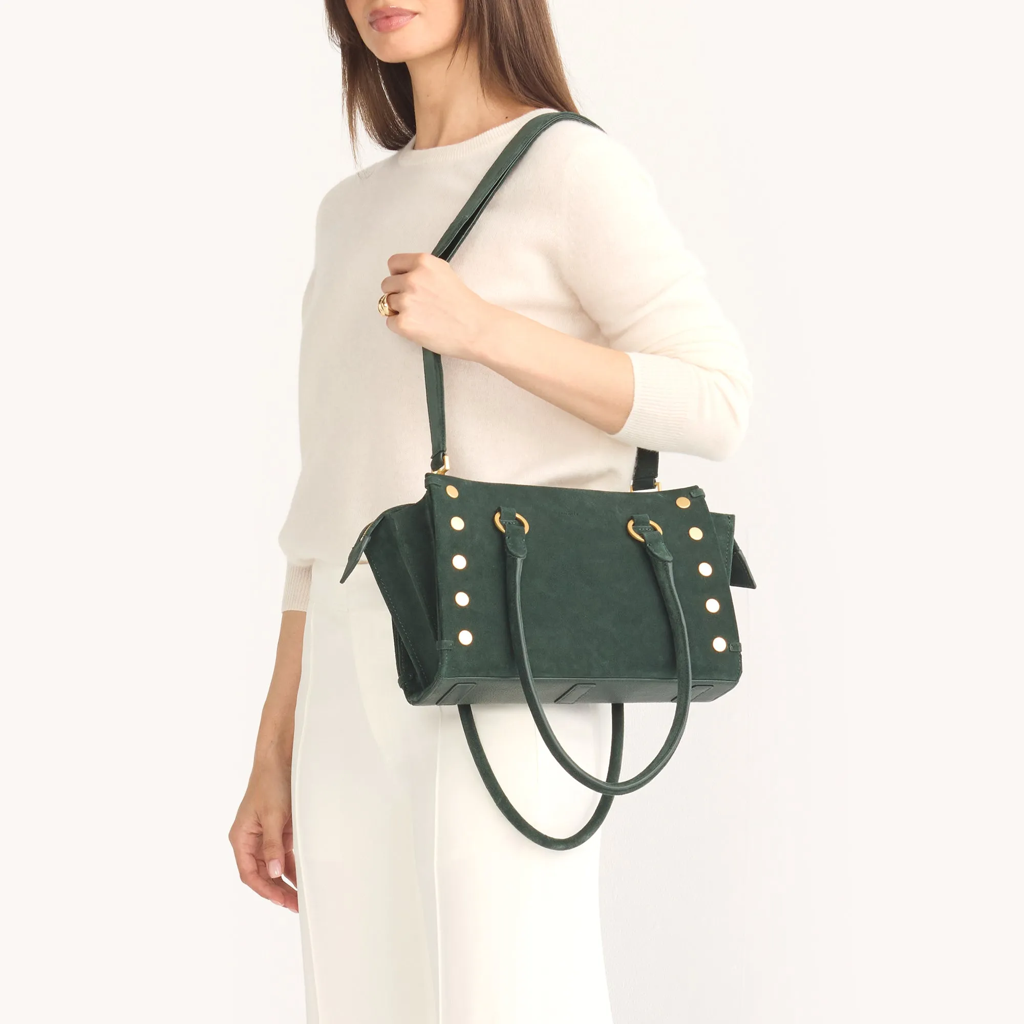 Allen | Green Room Suede/Brushed Gold | Med