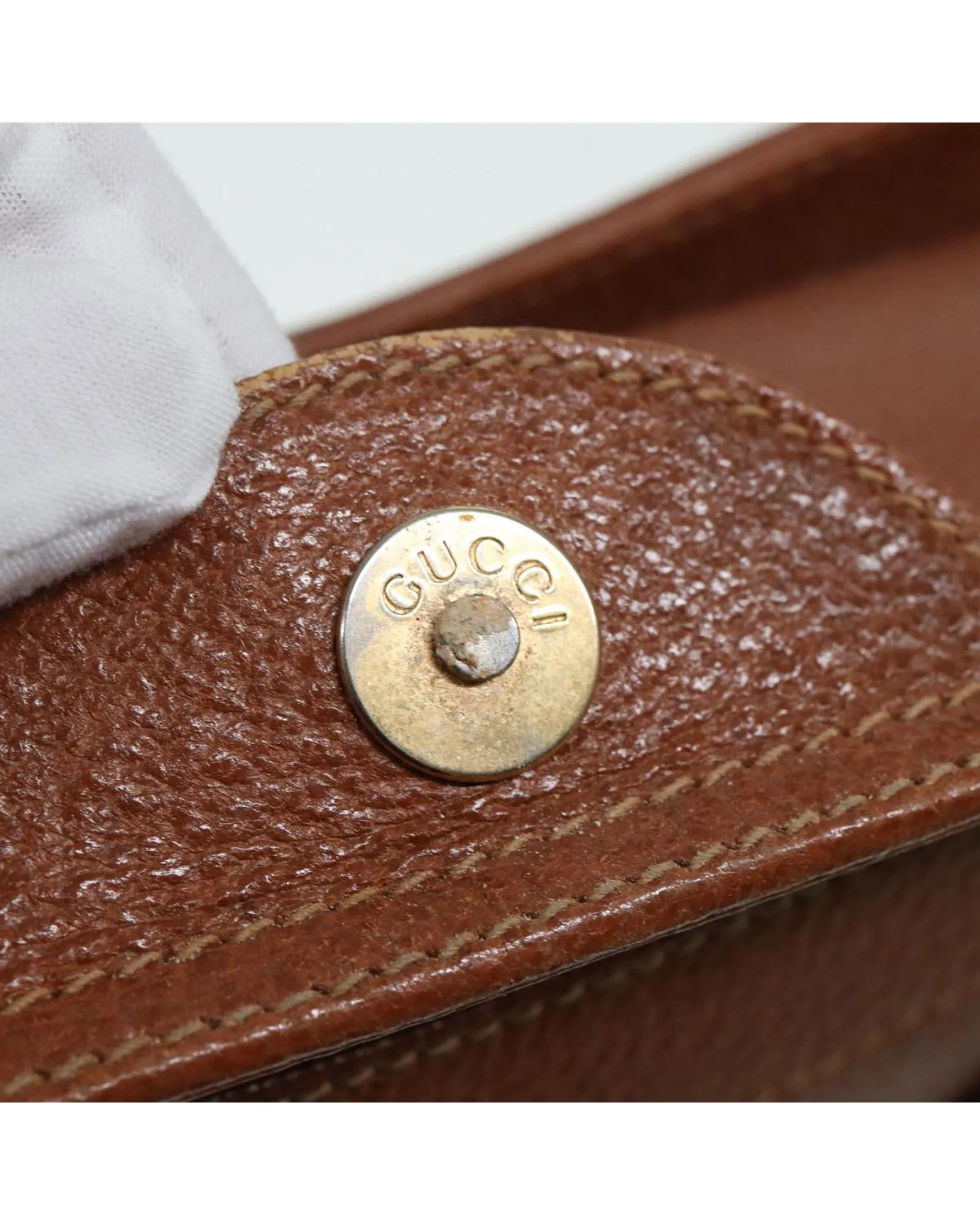 Bamboo Leather Hand Bag with Authentic Detailing