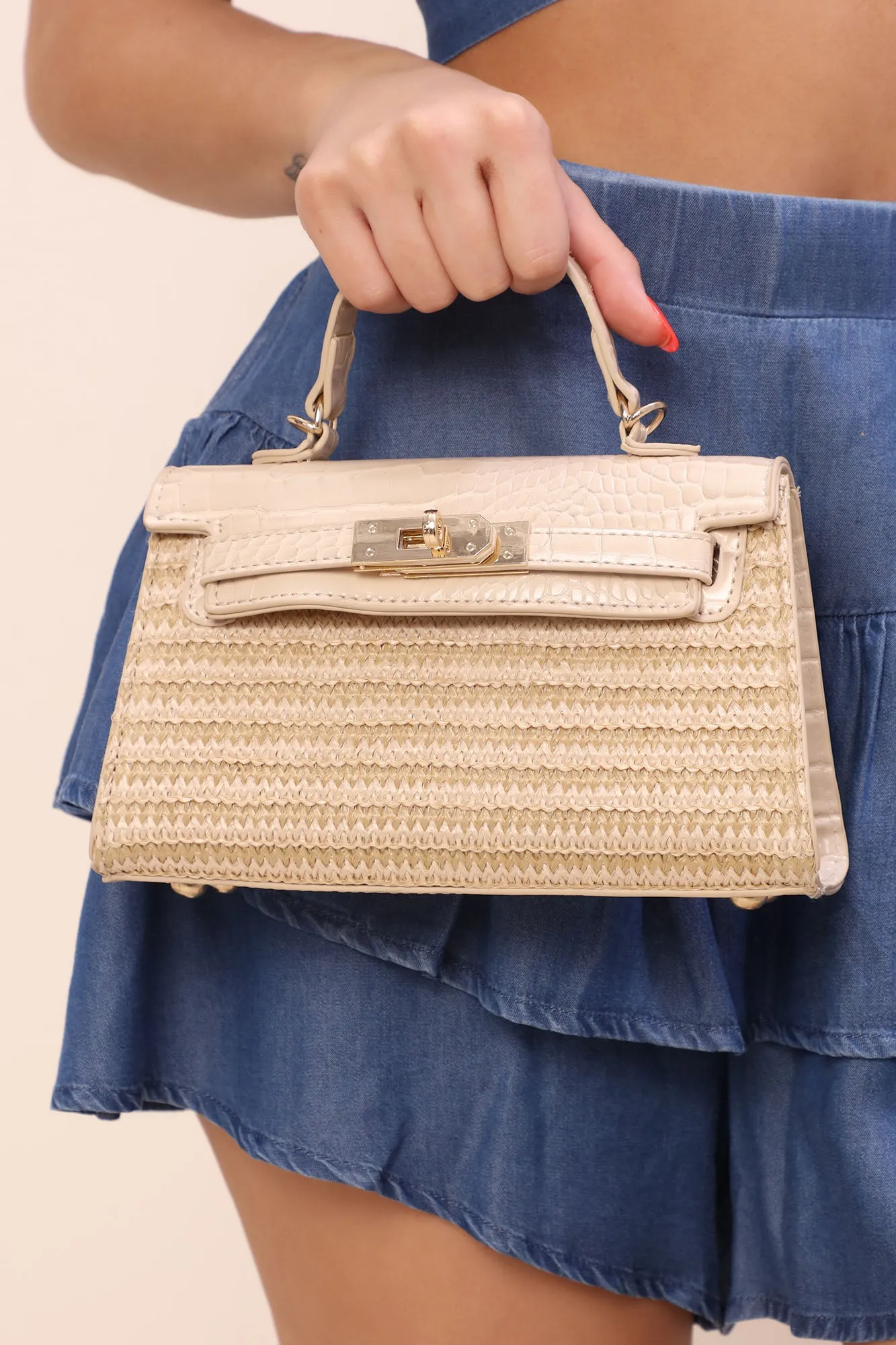 Beachy Moon Light Vibe Handbag - Natural/Combo