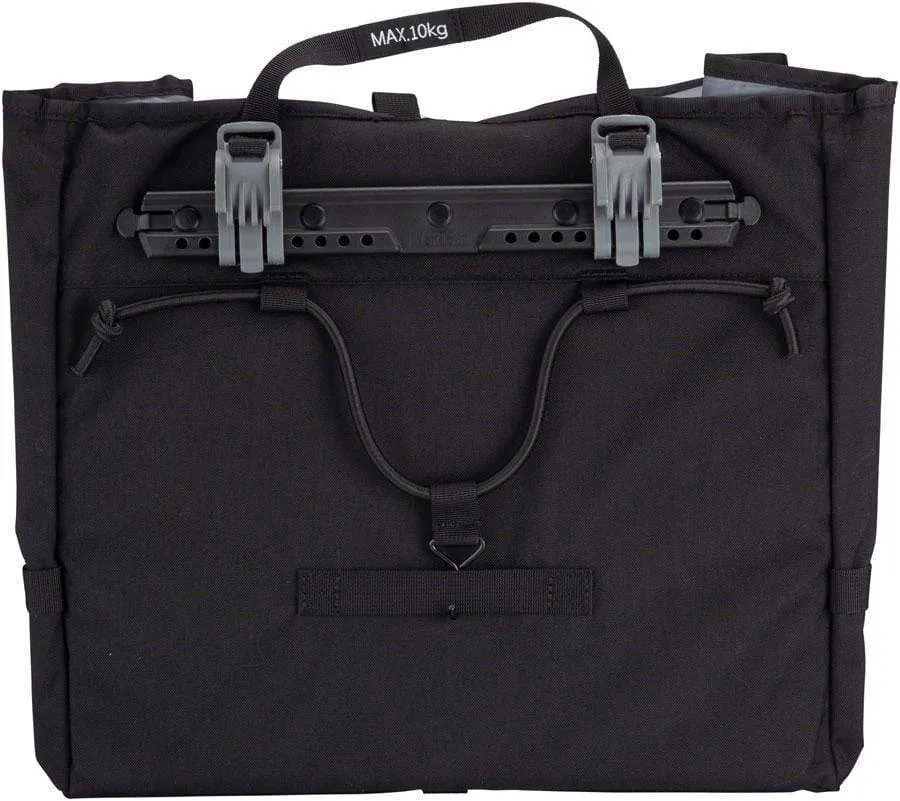 Blacktop Grocery Pannier Bag Black