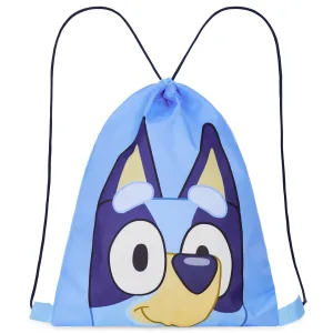 Bluey Kids Drawstring Bags, 29 x 38cm Swimming Bag with Airflow Vent