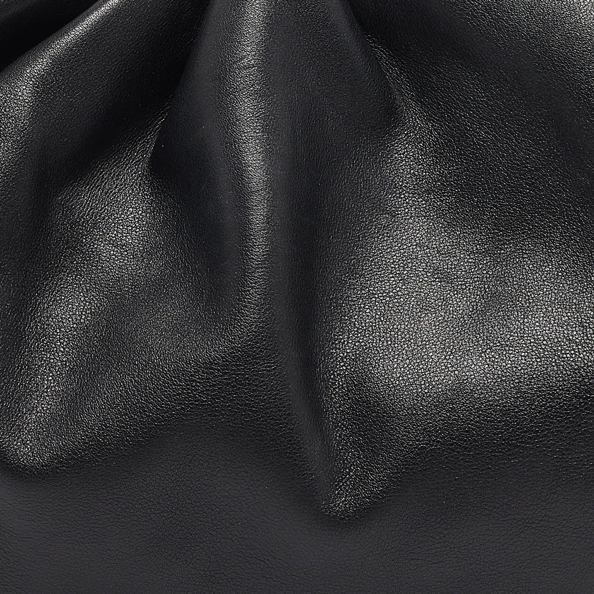 BOTTEGA VENETA Black Leather Classic Pouch