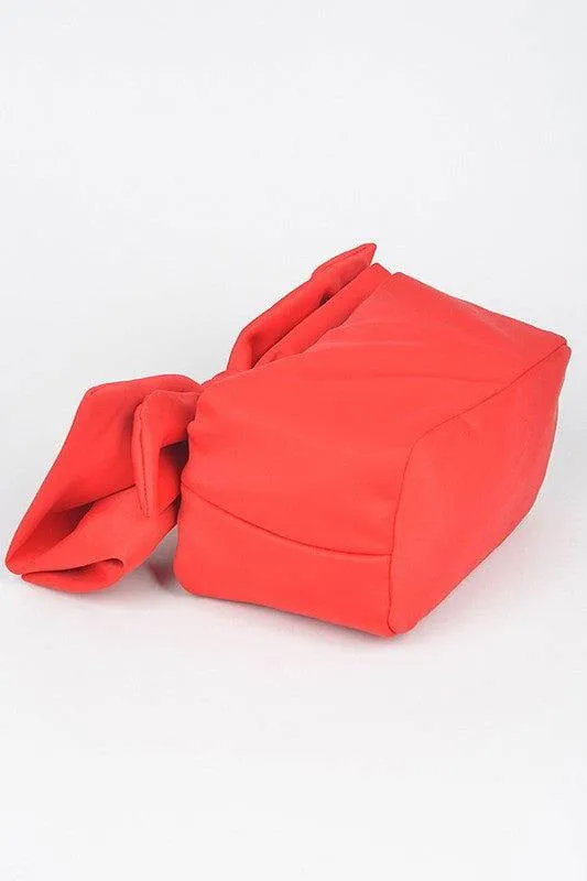 Bow Tie Bento Box Inspired Clutch Bag
