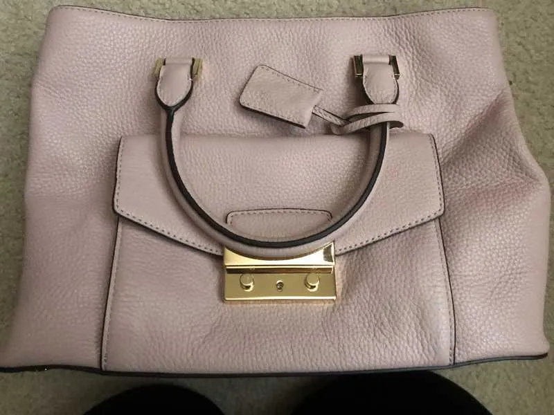 Bridgette Medium Saffiano Leather Tote