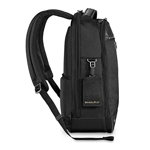 Briggs & Riley @ Work Medium Slim Backpack, Black, Large