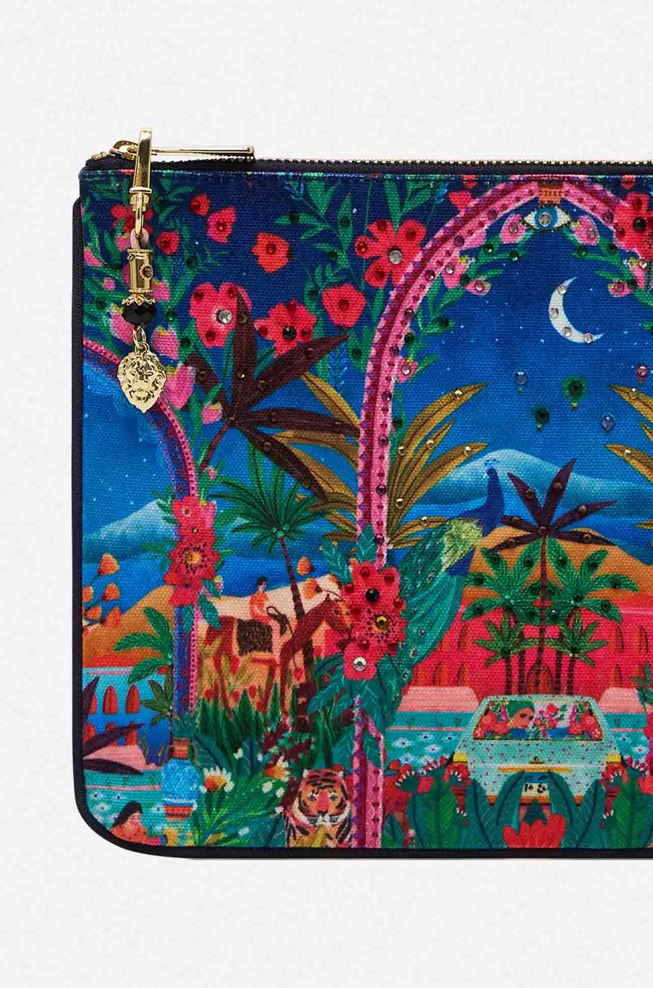 Camilla - Midnight Muses Small Canvas Clutch