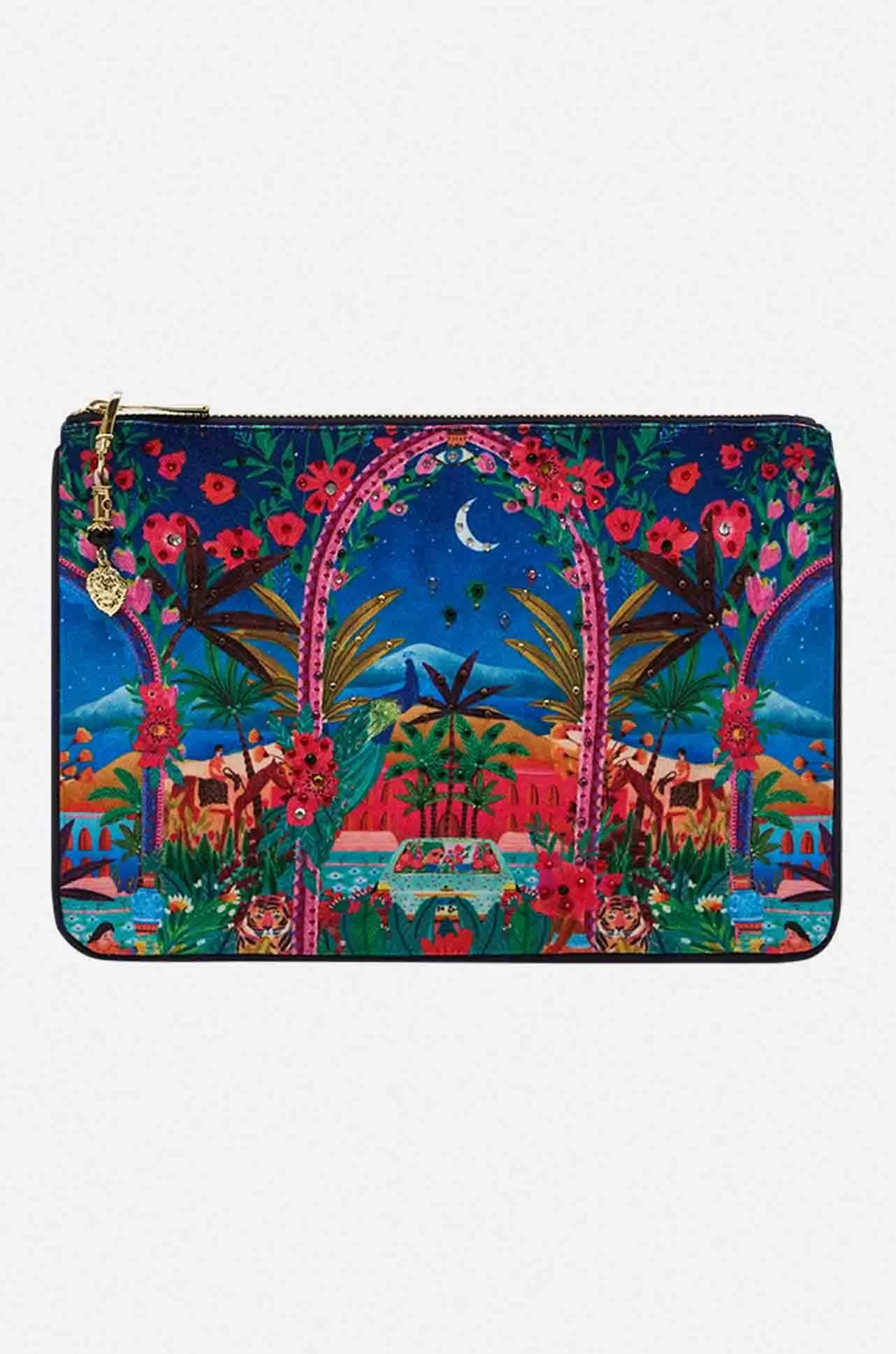 Camilla - Midnight Muses Small Canvas Clutch