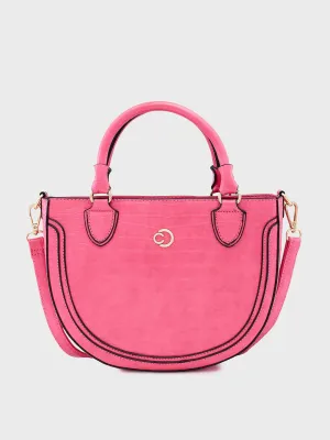 Caprese Nicole Satchel Small Flamingo