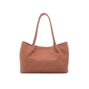 Cassidy Woven Slouchy Bag - Tan