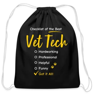 Checklist of the best Vet Tech Drawstring Bag
