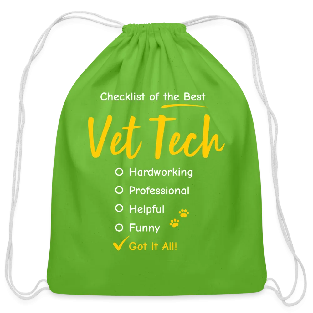 Checklist of the best Vet Tech Drawstring Bag