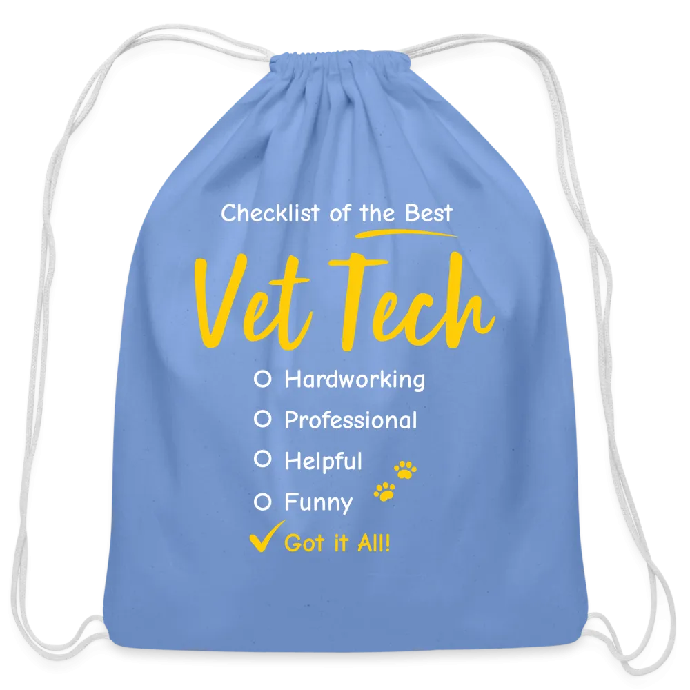 Checklist of the best Vet Tech Drawstring Bag