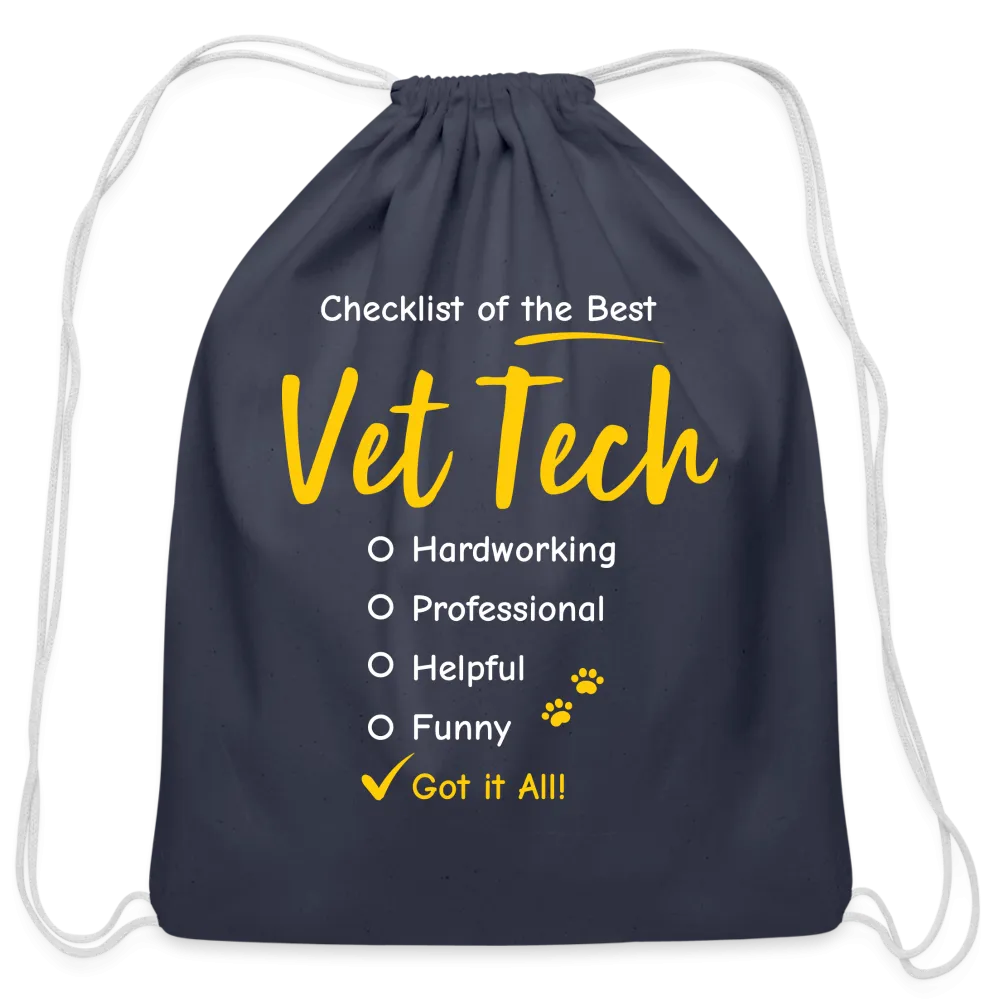 Checklist of the best Vet Tech Drawstring Bag