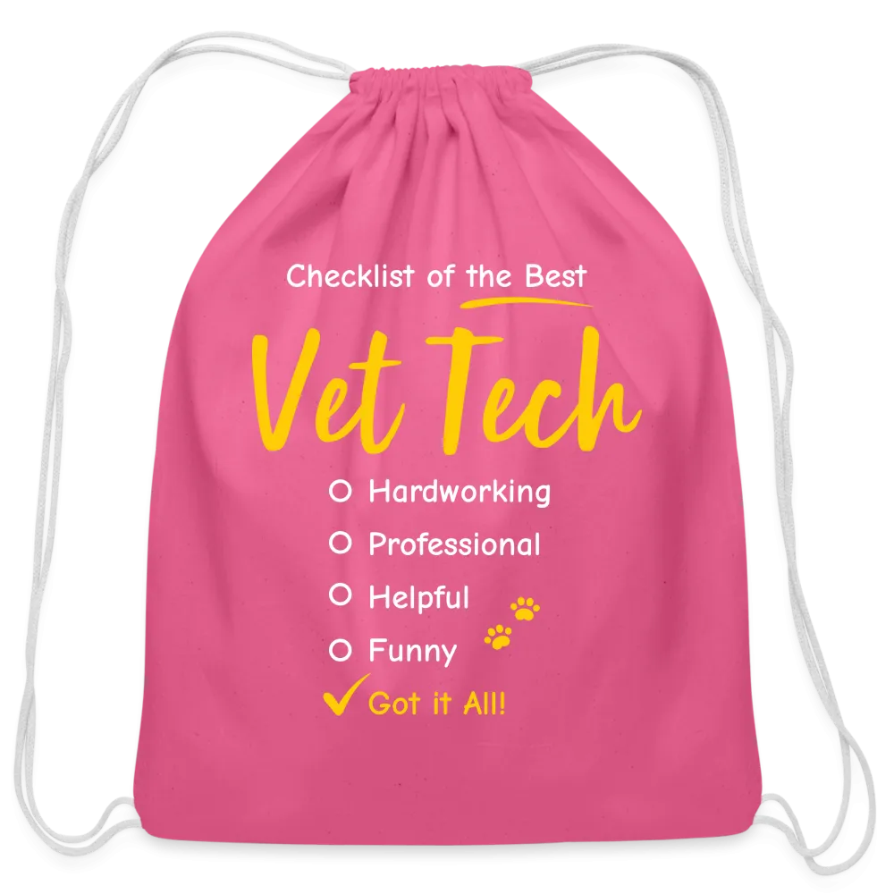 Checklist of the best Vet Tech Drawstring Bag