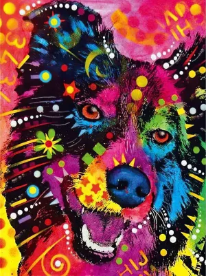 Colored Dog