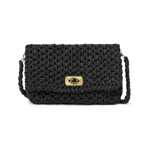 Crosby Crochet Clutch in Starry Night