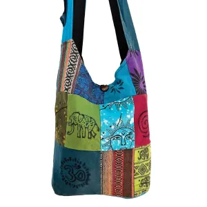 Crossbody Bag Patchwork Multi Color