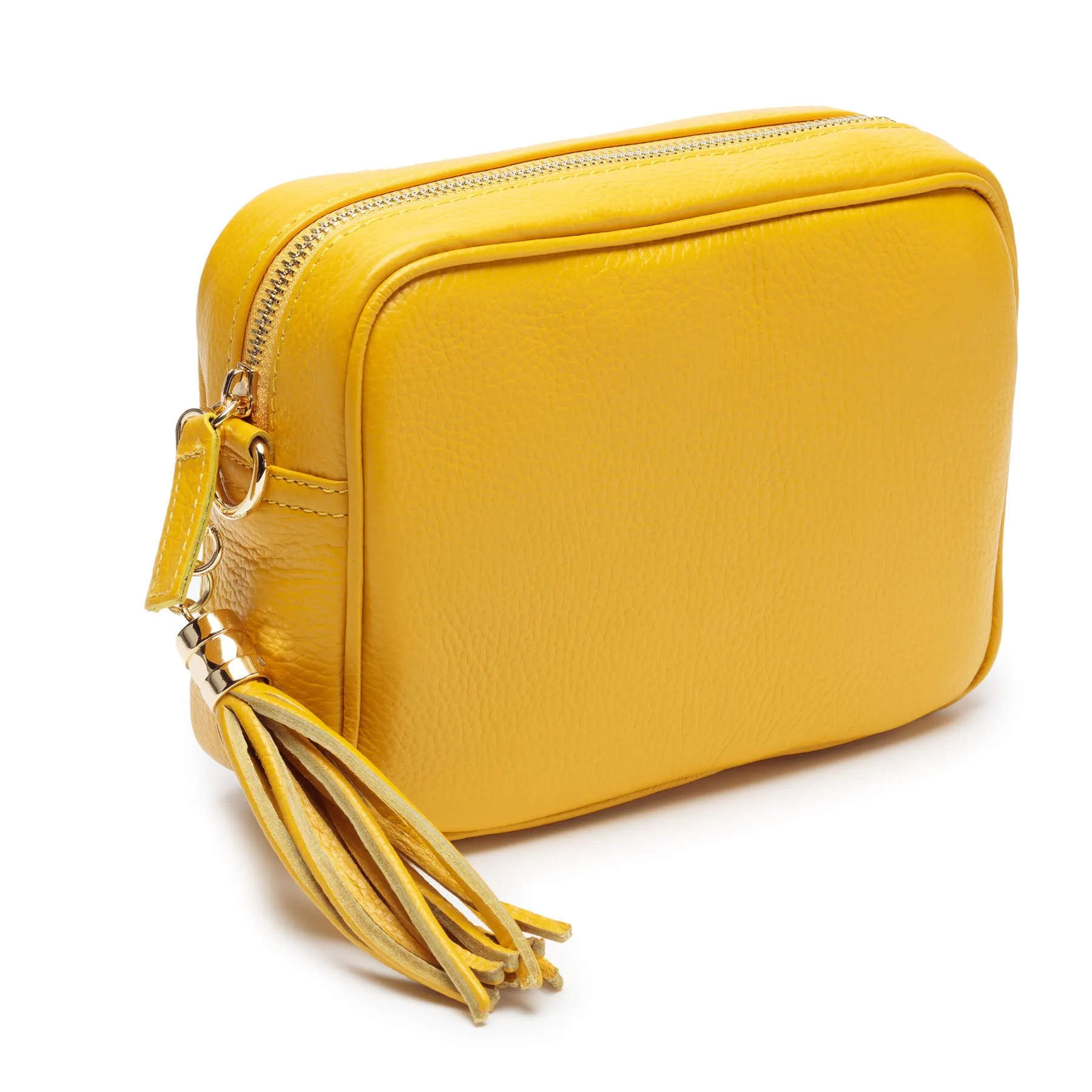 Crossbody Yellow (Leopard Strap)