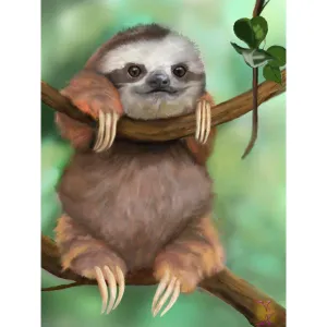 Cute Sloth Tree