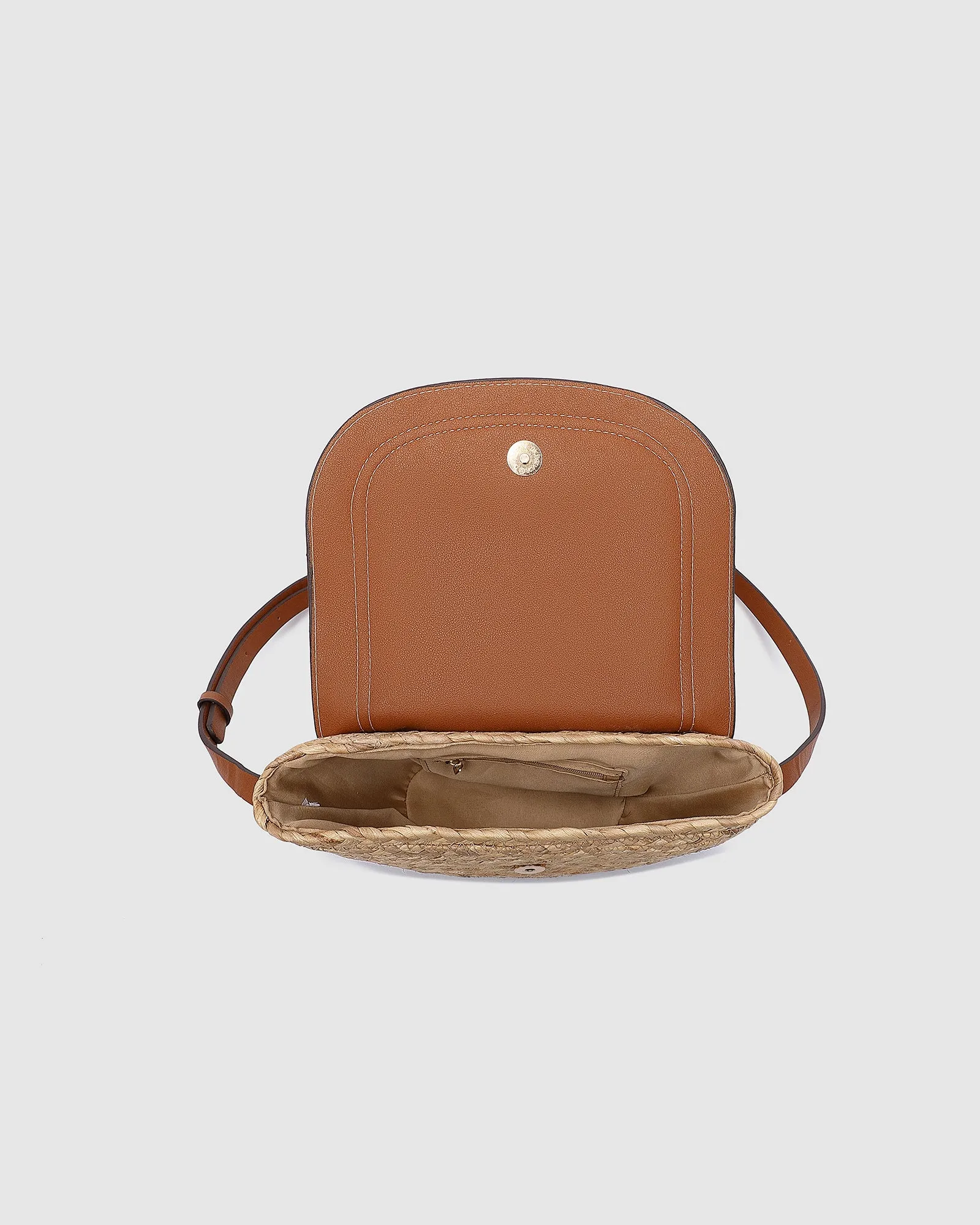 Dixie Straw Crossbody Bag