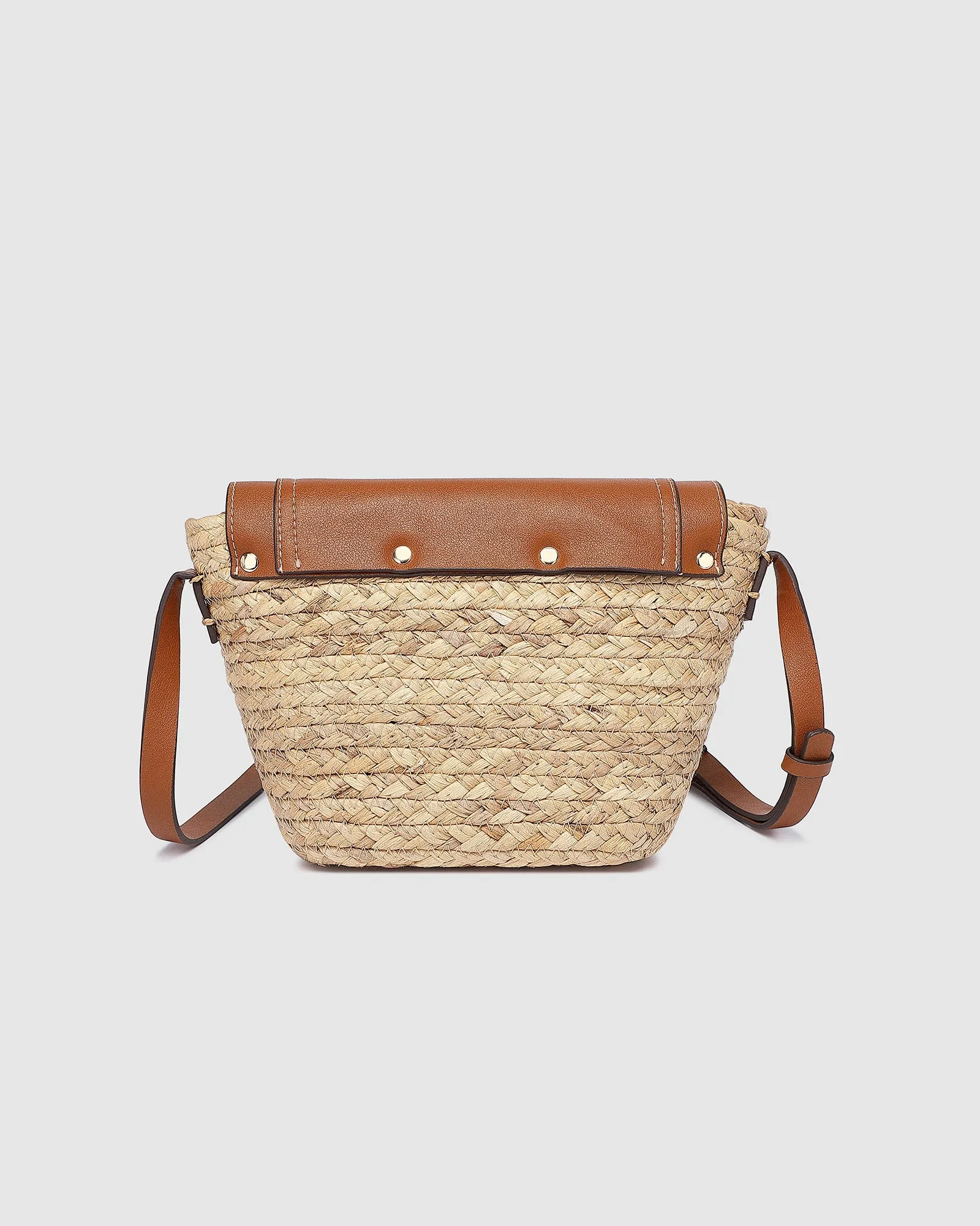 Dixie Straw Crossbody Bag