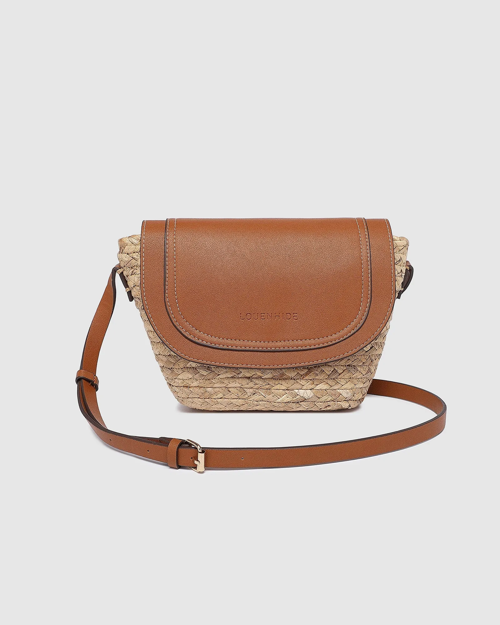 Dixie Straw Crossbody Bag