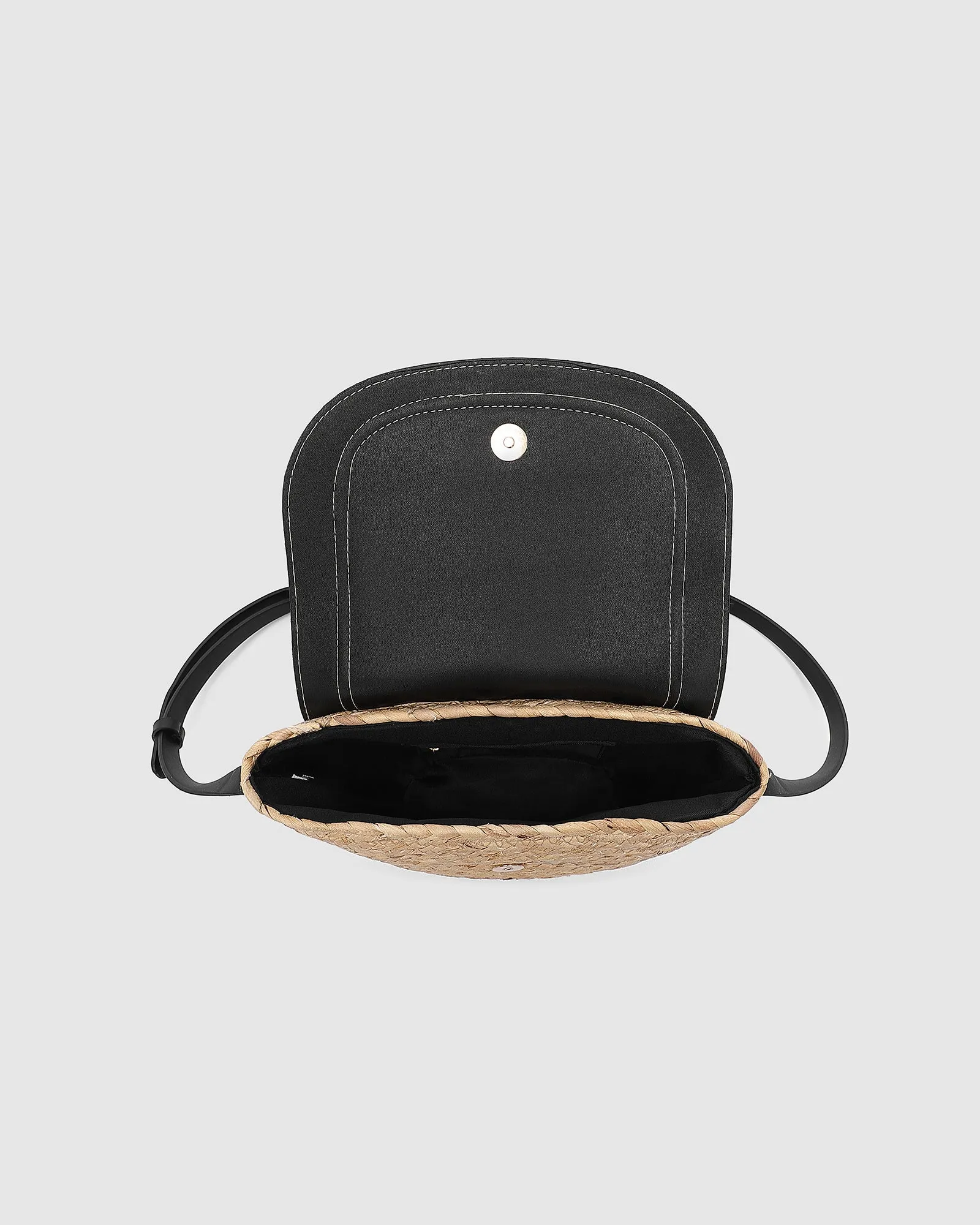 Dixie Straw Crossbody Bag