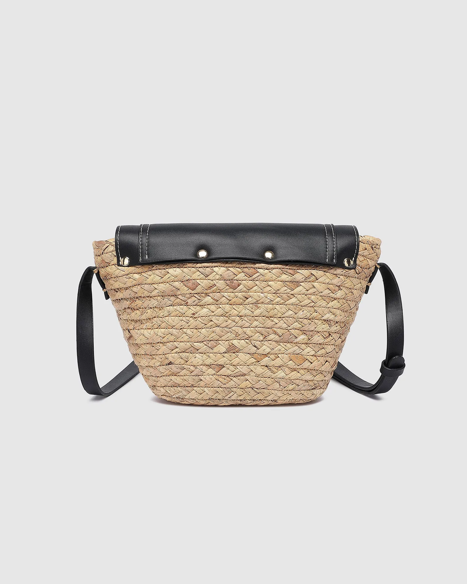 Dixie Straw Crossbody Bag