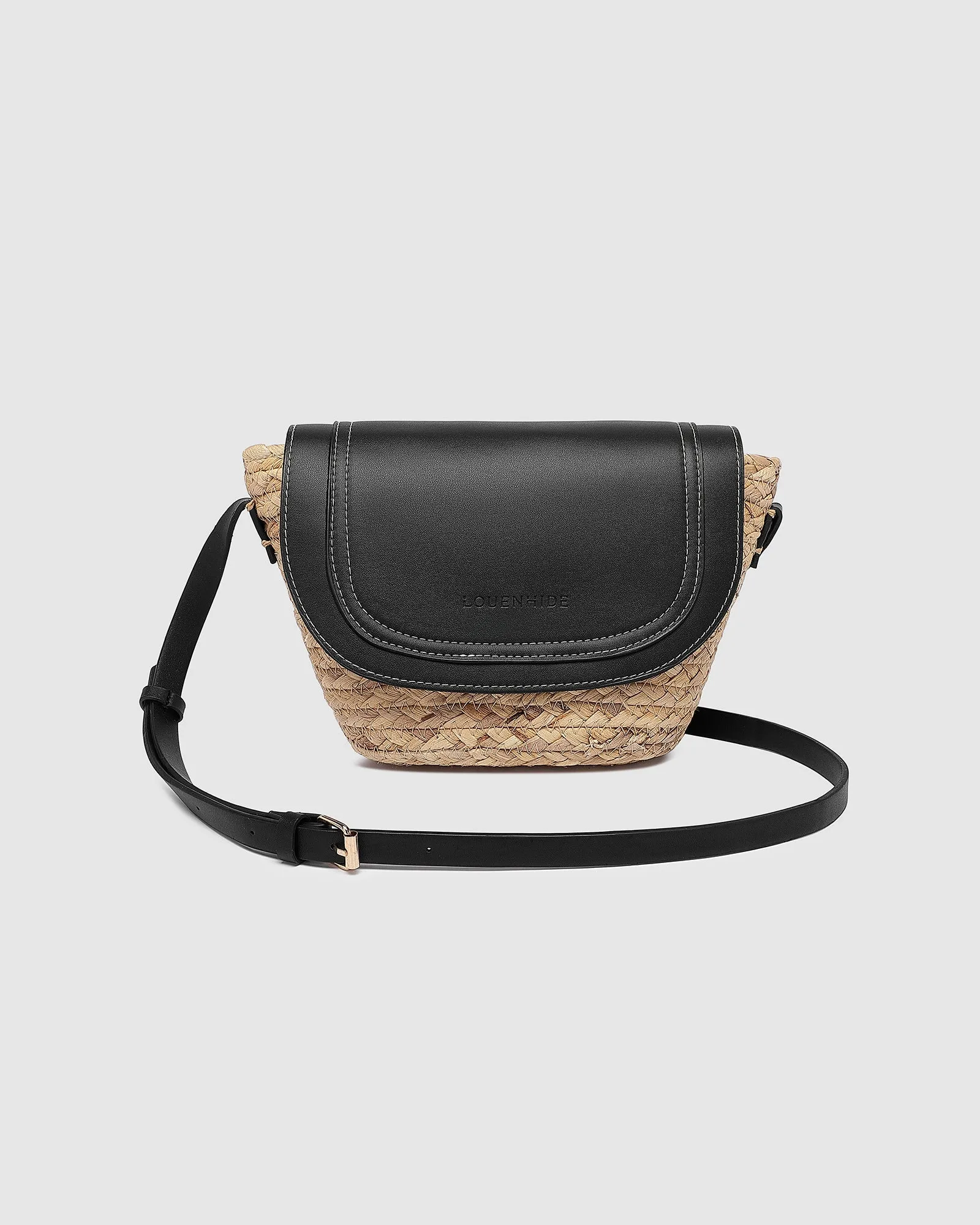 Dixie Straw Crossbody Bag