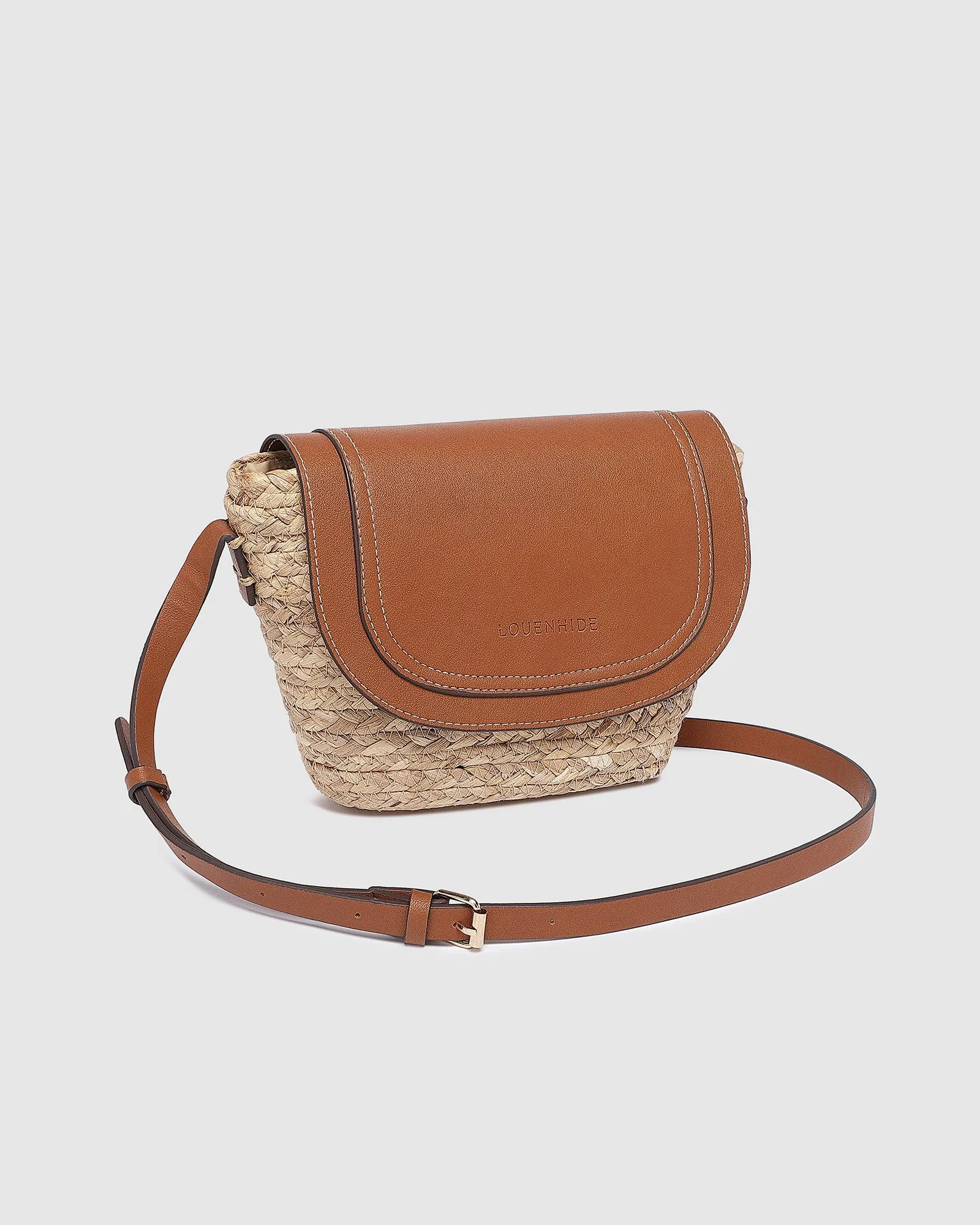 Dixie Straw Crossbody Bag