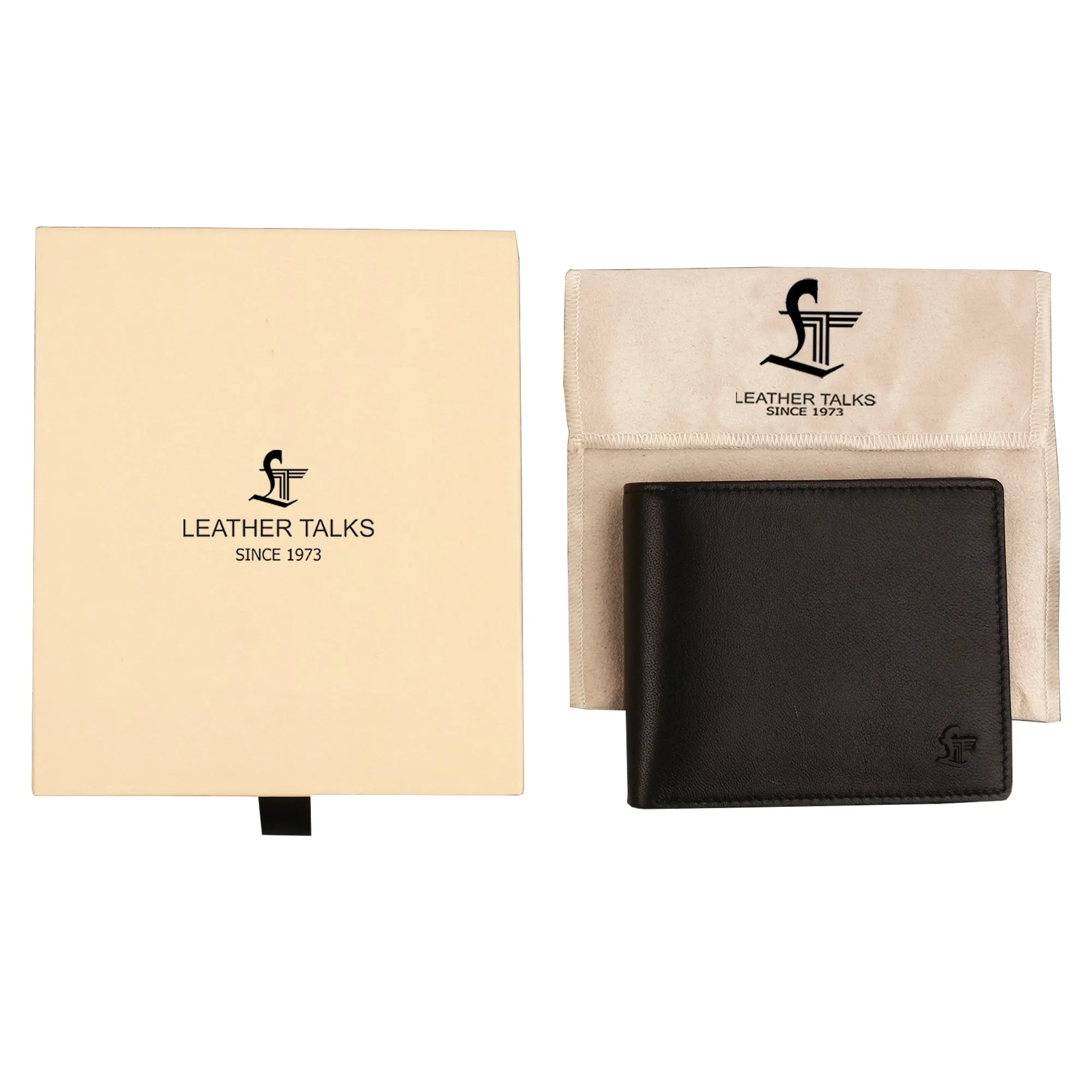 Evan Bifold Wallet | Pure Leather Wallet for Men | 100% Genuine Leather | Color: Brown & Black