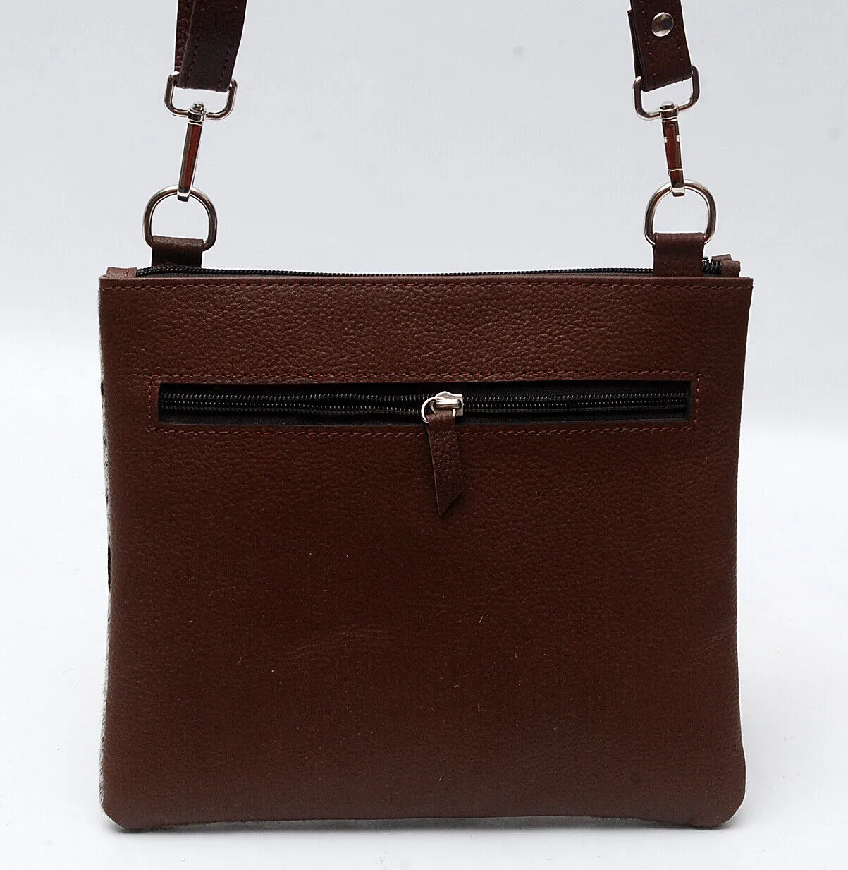 Exotic Speckled Cowhide Crossbody Bag