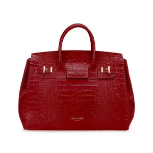 Gigi Croco  13" - Dark Red