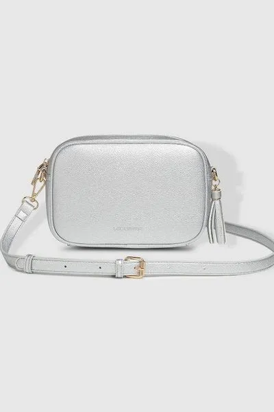 GINGER METALLIC CROSSBODY BAG SILVER