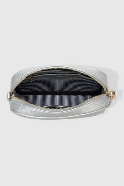 GINGER METALLIC CROSSBODY BAG SILVER