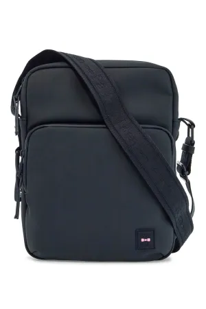 Gommé Pattern Faux Leather Crossbody Bag
