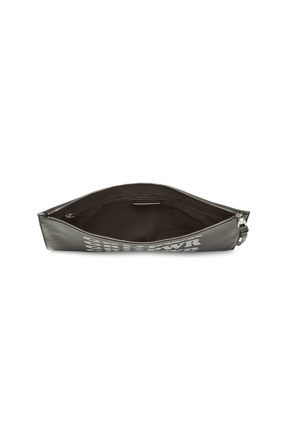 Grl Pwr Large Zip Clutch