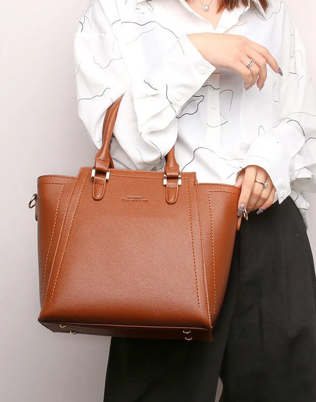H1674 - Miranda Retro Brown Handbag