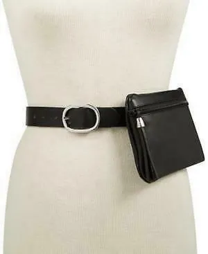 INC International Concepts Tassel Fanny Pack, Size Small