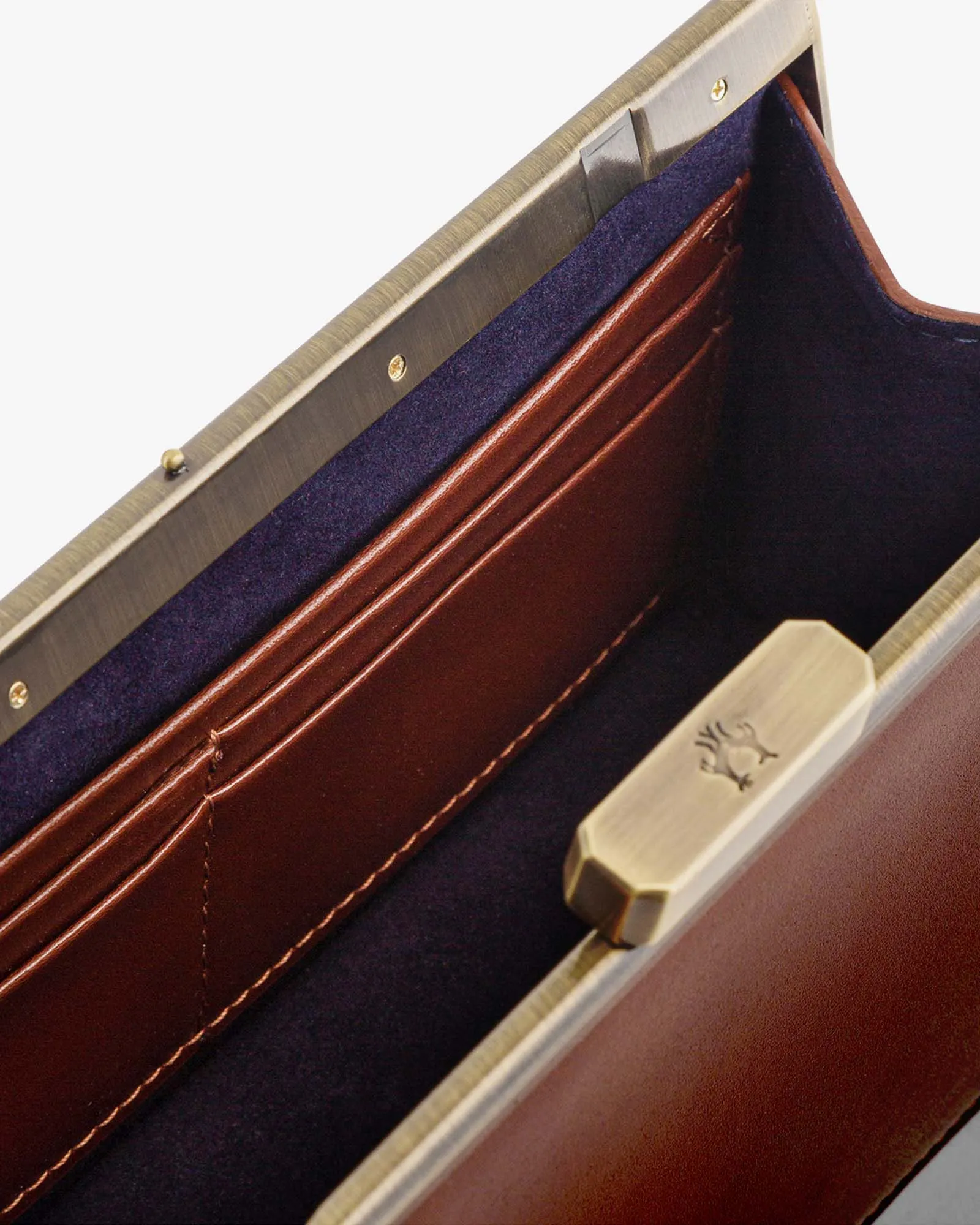 Jeanne Baguette Short Strap Brown