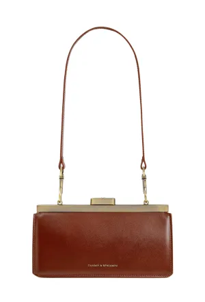Jeanne Baguette Short Strap Brown