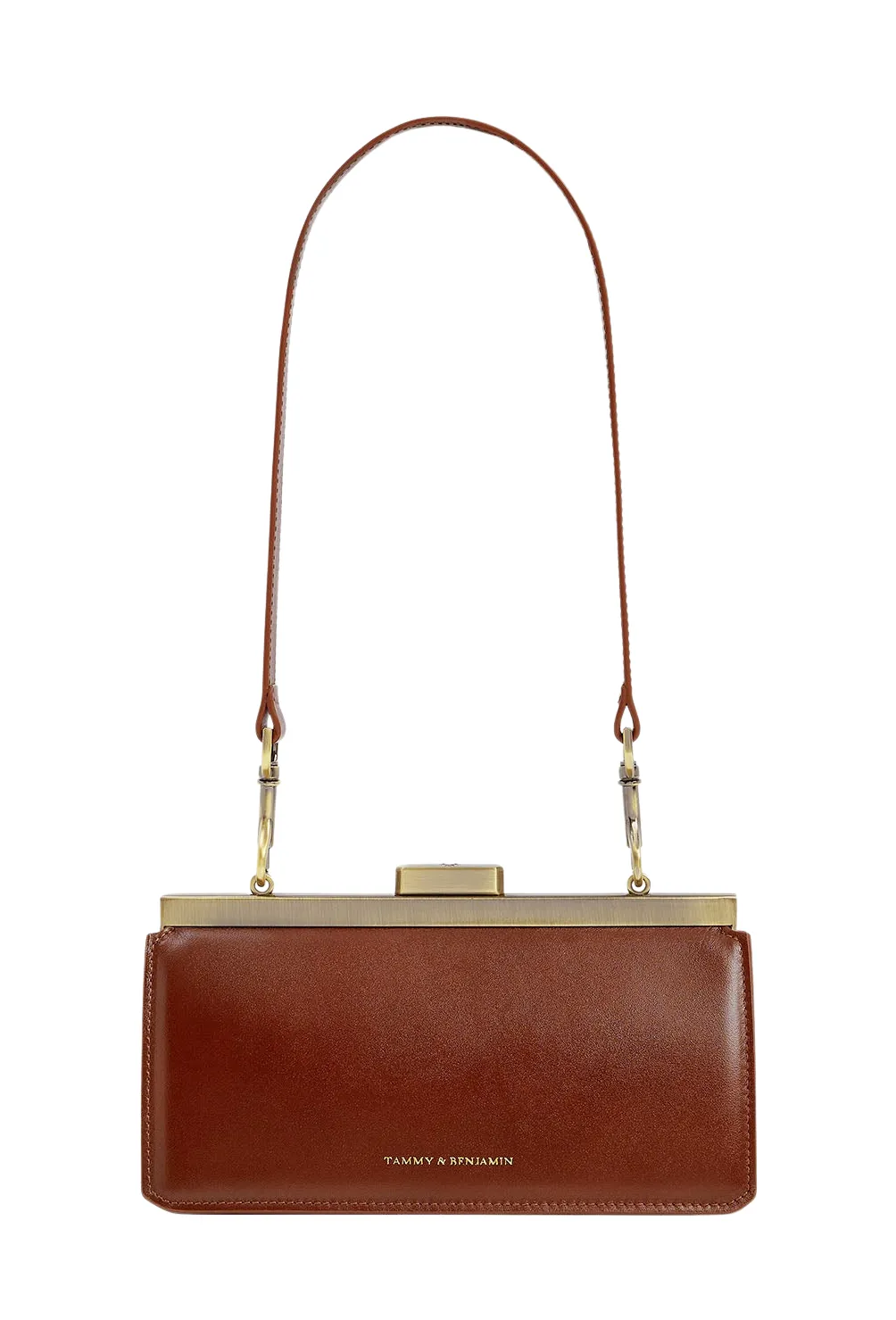 Jeanne Baguette Short Strap Brown