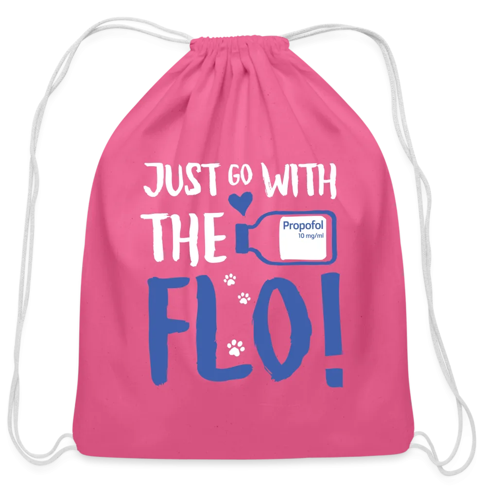 Just go with the Flo! Drawstring Bag