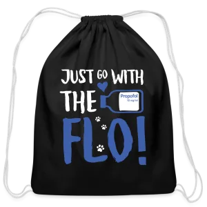 Just go with the Flo! Drawstring Bag