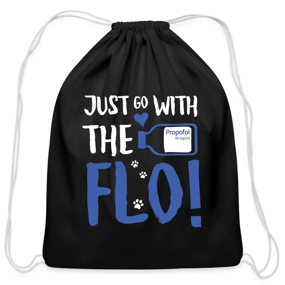 Just go with the Flo! Drawstring Bag