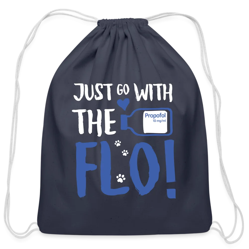 Just go with the Flo! Drawstring Bag
